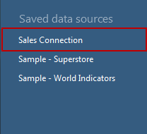连接菜单,其中有一个突出显示的按钮,标记为“销售连接”。