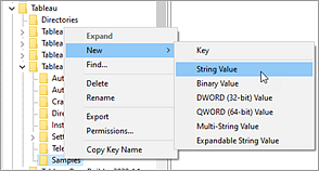Un menu déroulant avec des options telles que « Nouveau », « Rechercher... » et « Supprimer ».